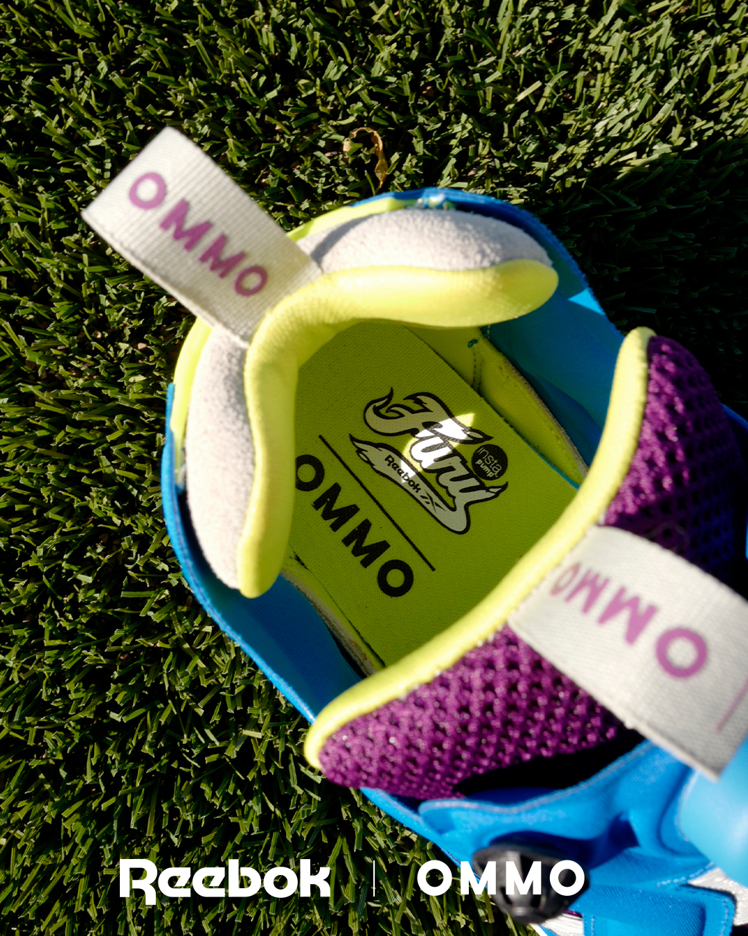 OMMO ONLINE STORE / Reebok とOMMOが初のコラボレーション 「INSTAPUMP FURY 94」に限定モデルが登場