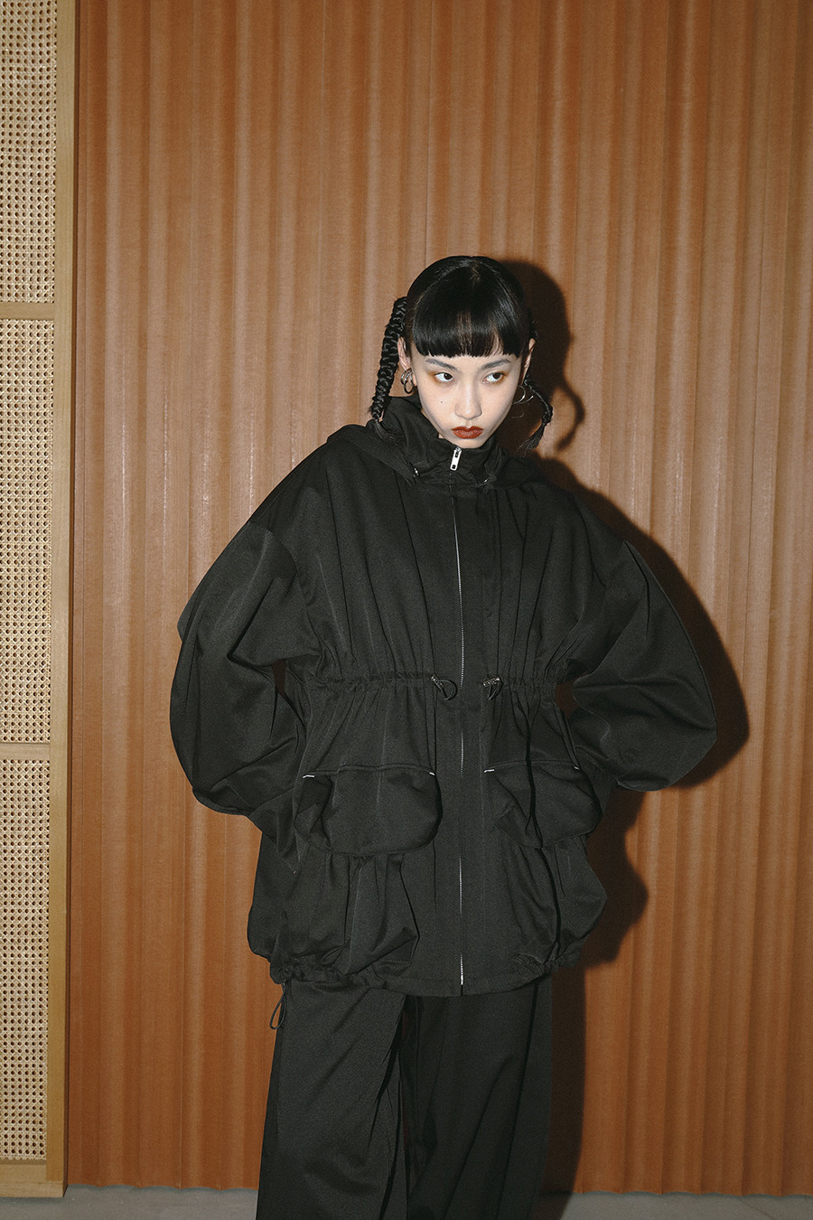 OMMO ONLINE STORE / BIG POCKET GATHER BLOUSON