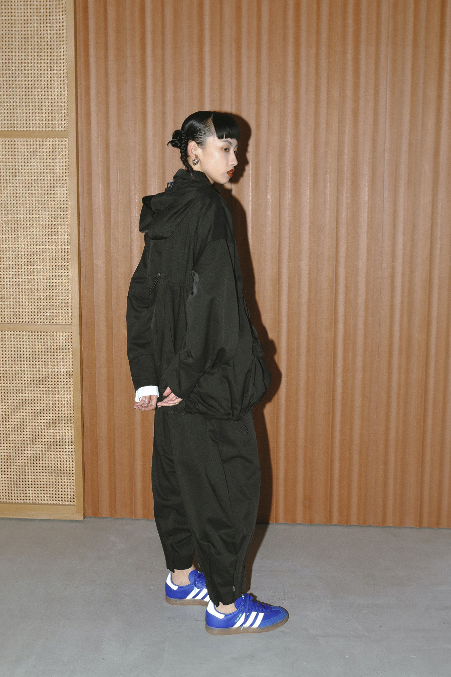 ommo BIG POCKET GATHER BLOUSON アウト-