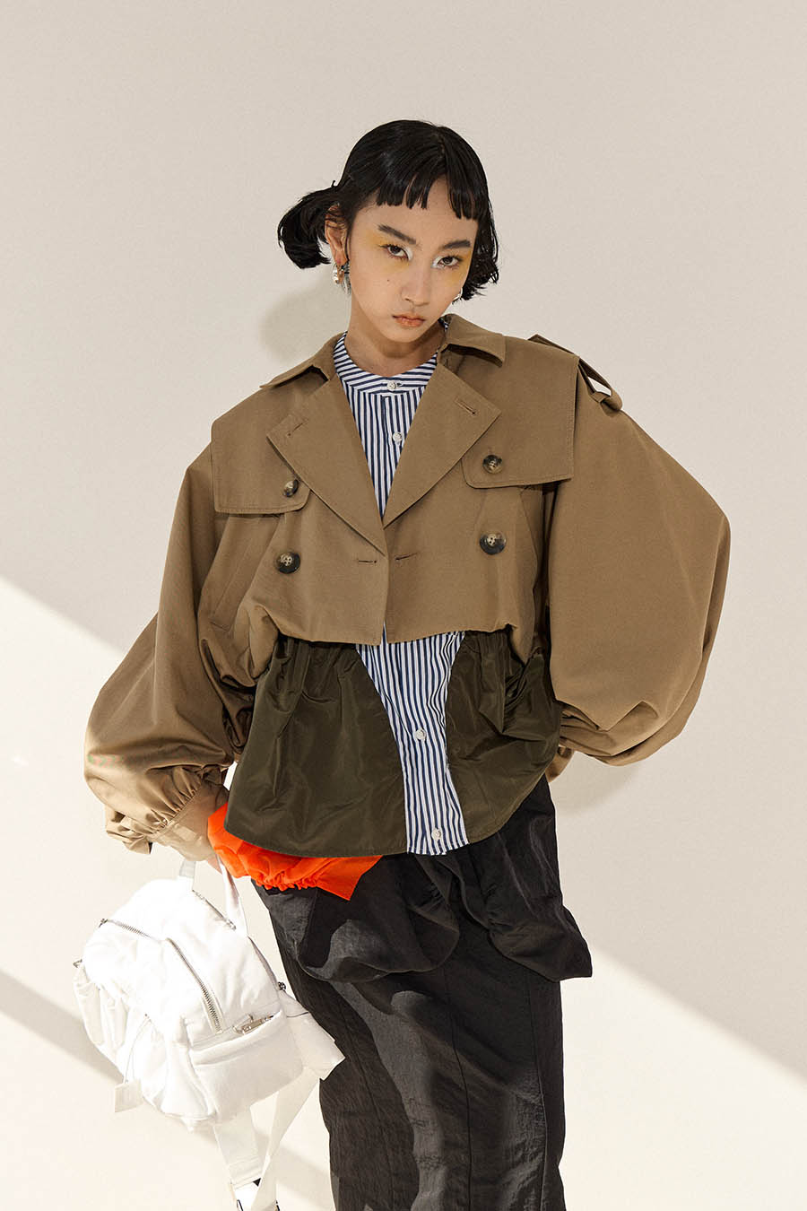 BALLOON TRENCH BLOUSON