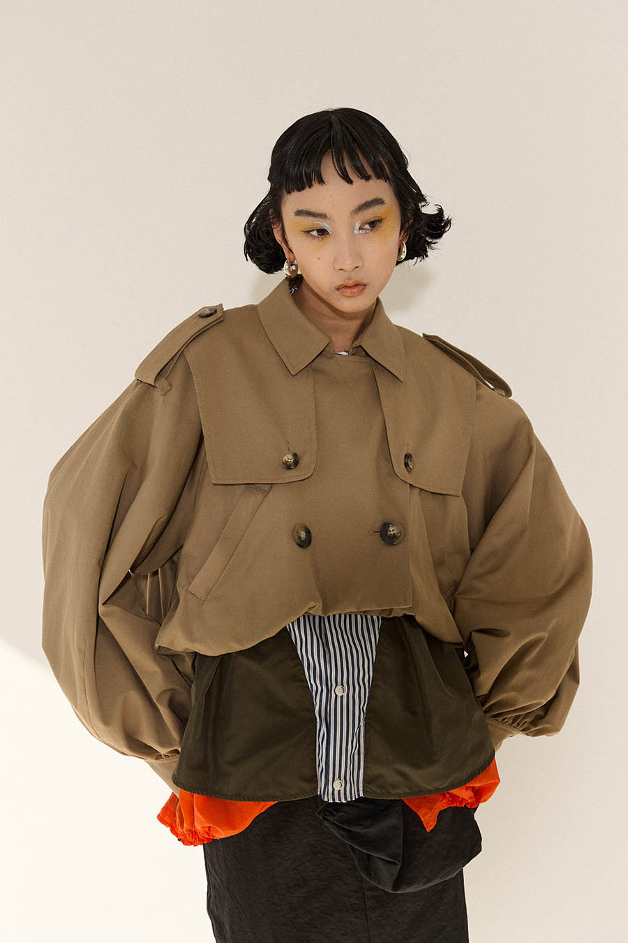 BALLOON TRENCH BLOUSON