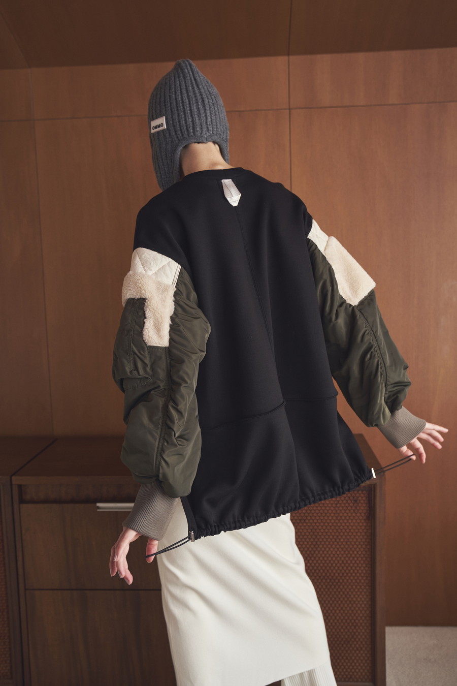 トップス OMMO MA-1 DOCKING KT TOP OMMO ONLINE STORE / BOA DOCKING MA-1 SLEEVE TOP