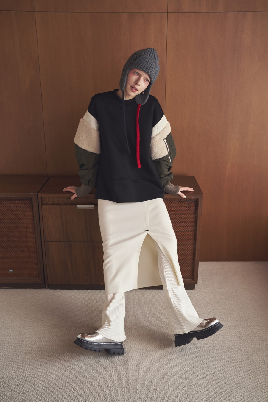 【OMMO】MA-1 DOCKING JK OMMO ONLINE STORE / BOA DOCKING MA-1 SLEEVE TOP