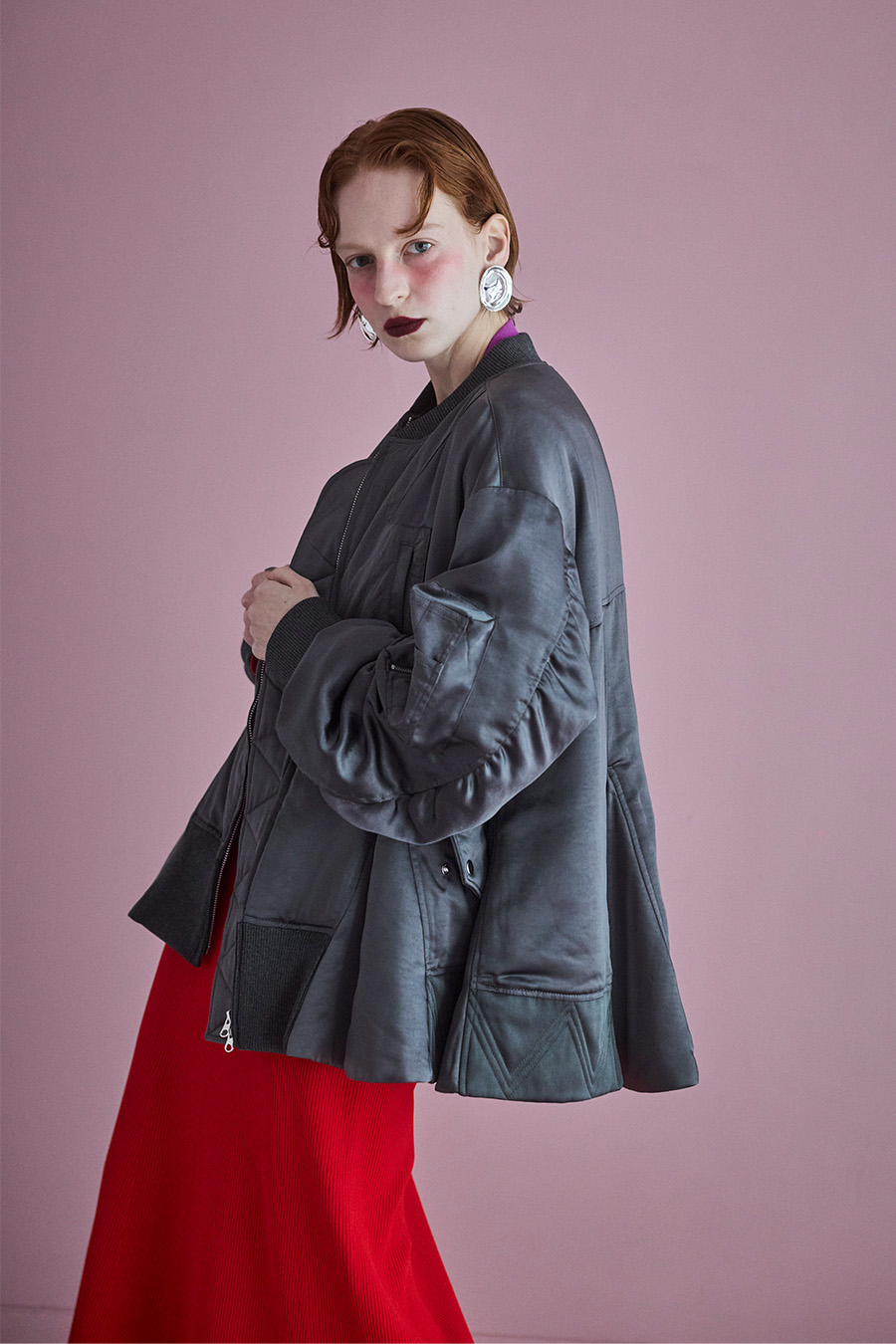 TRIANGLE PANEL SATIN BZ