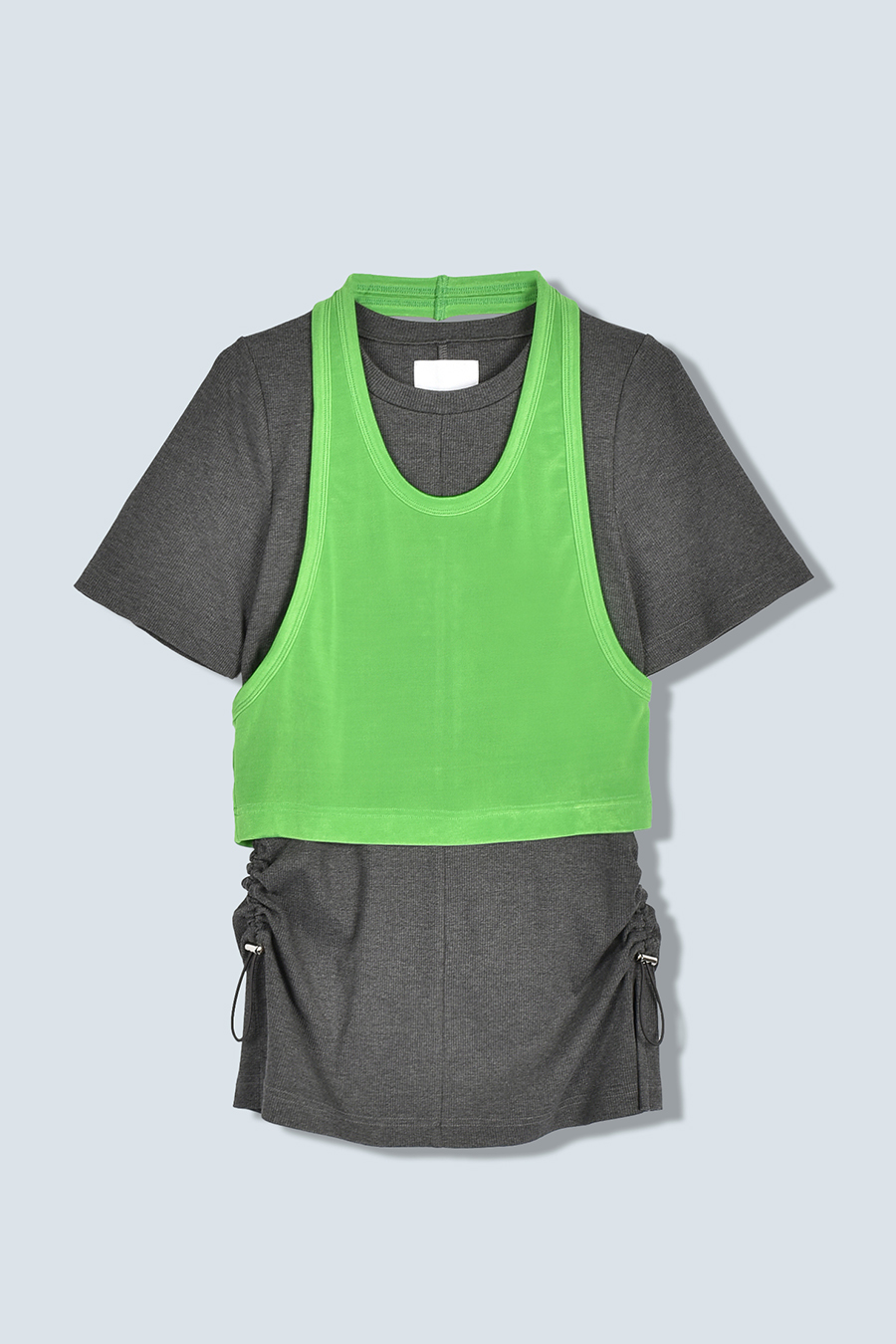 OMMO MESH DOCKING WAVE TOP オリーブ色 OMMO ONLINE STORE / MESH