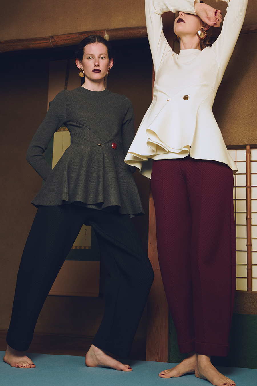 WIDE RIB KNIT PT